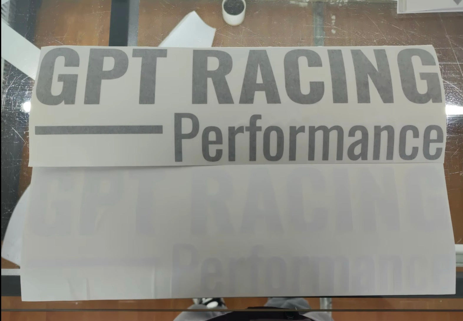GPT Racing Performance Black Vinyl Sticker